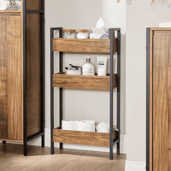 Locastra Open Shelving Bathroom Storage