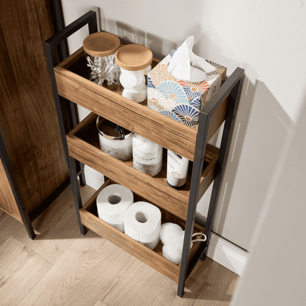 Locastra Open Shelving Bathroom Storage