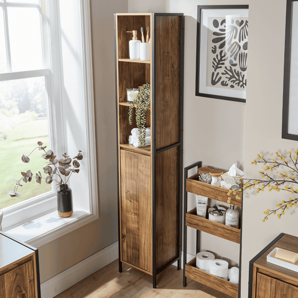 Locastra Tall Bathroom Floor Unit