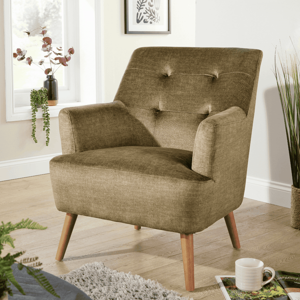 Arta Plush Velvet Accent Armchair