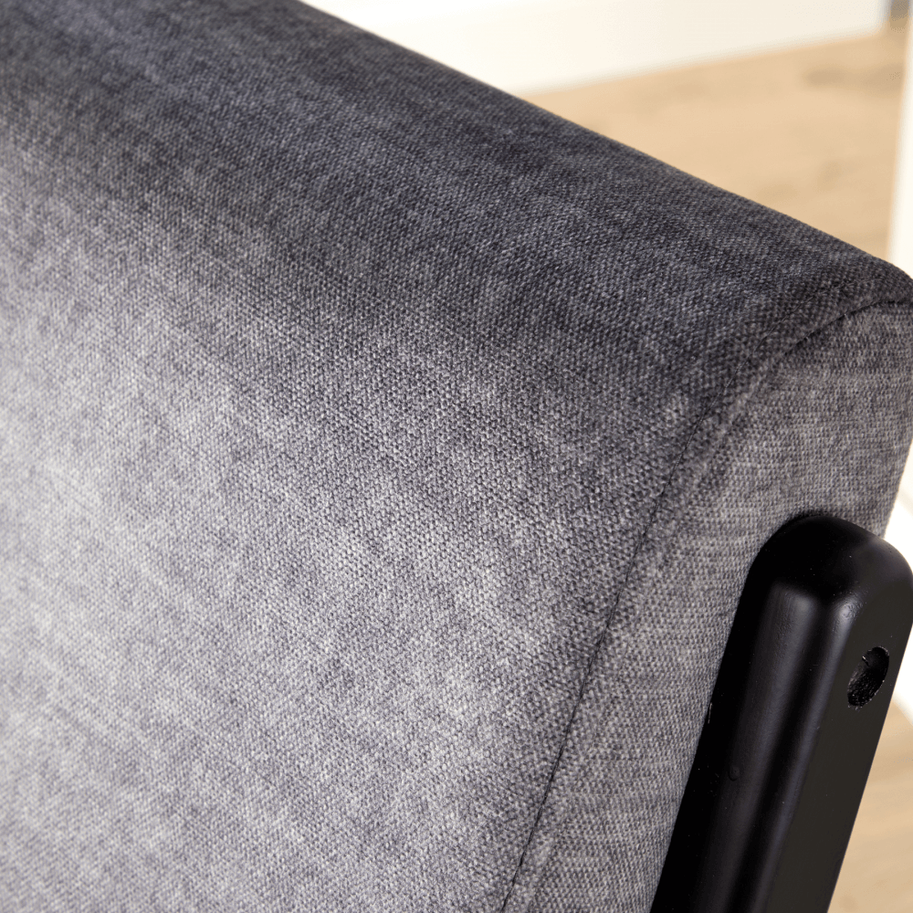 Cavera Black and Natural Accent Chair
