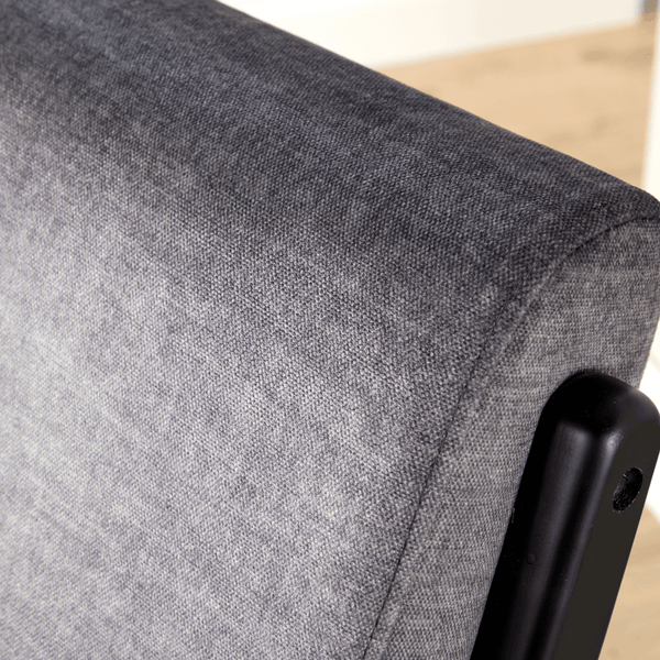 Cavera Black and Natural Accent Chair
