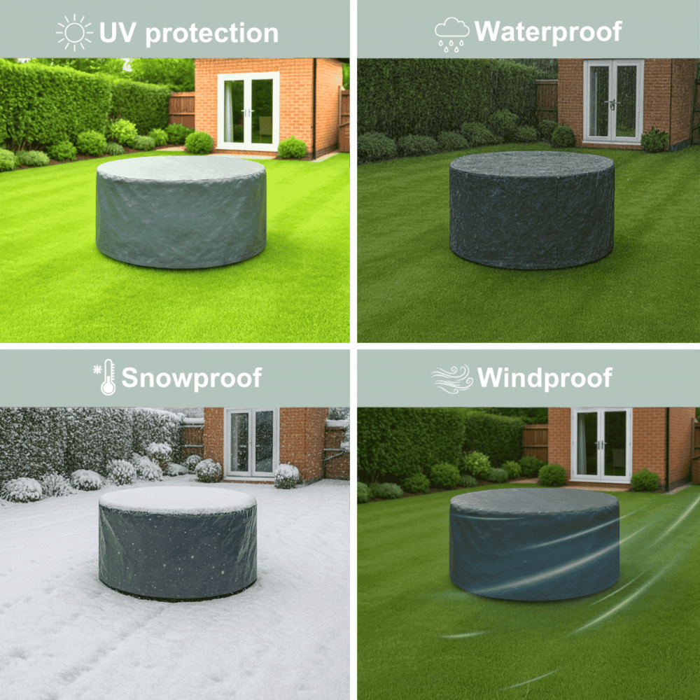Duracover Small Round Patio Furniture Cover
