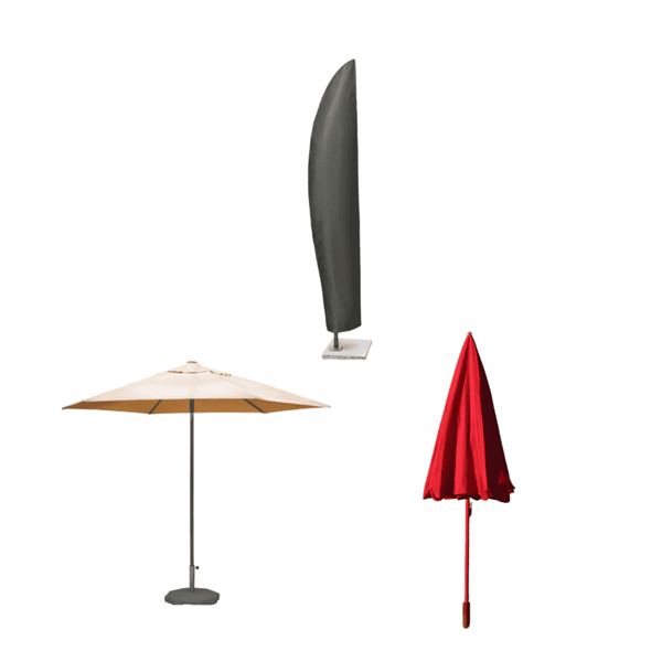 Duracover UV Jumbo 190cm Tall Black Parasol Cover