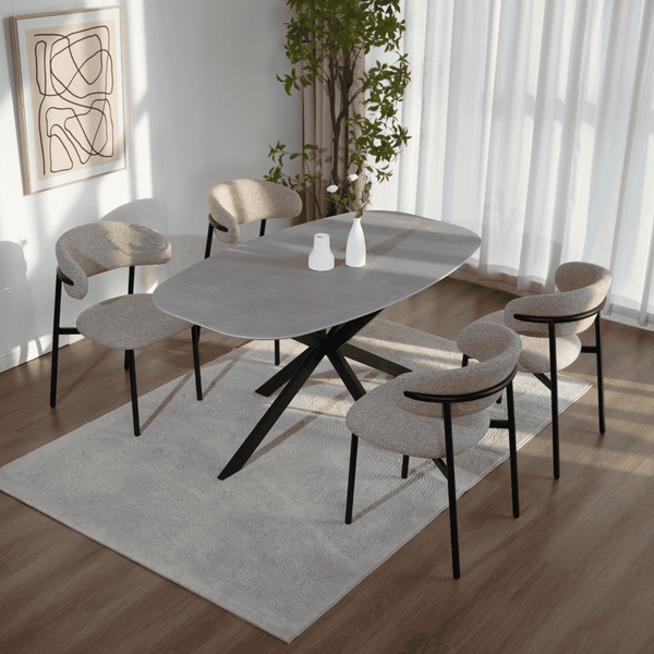 Sigma Dining Table & Velora Chairs