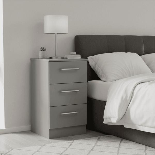 Dulcie  Bedside with 3 Storage Drawers