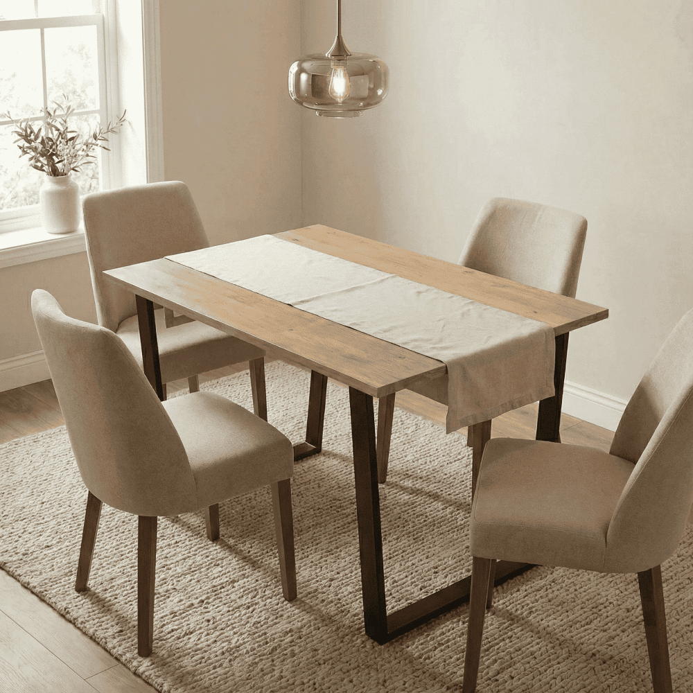Vigo Small Pine Dining Table