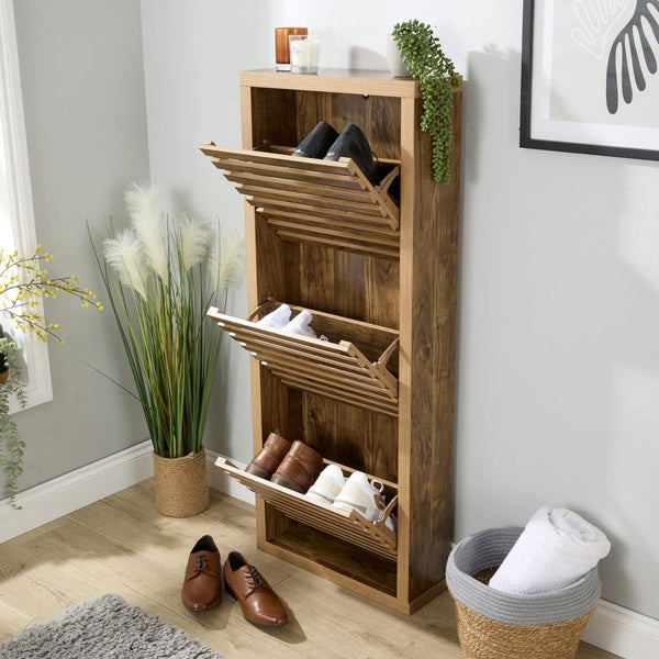 Luna 3 Tier Shoe Cabinet