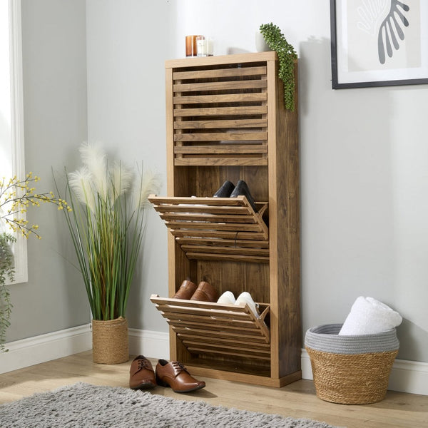 Luna 3 Tier Shoe Cabinet