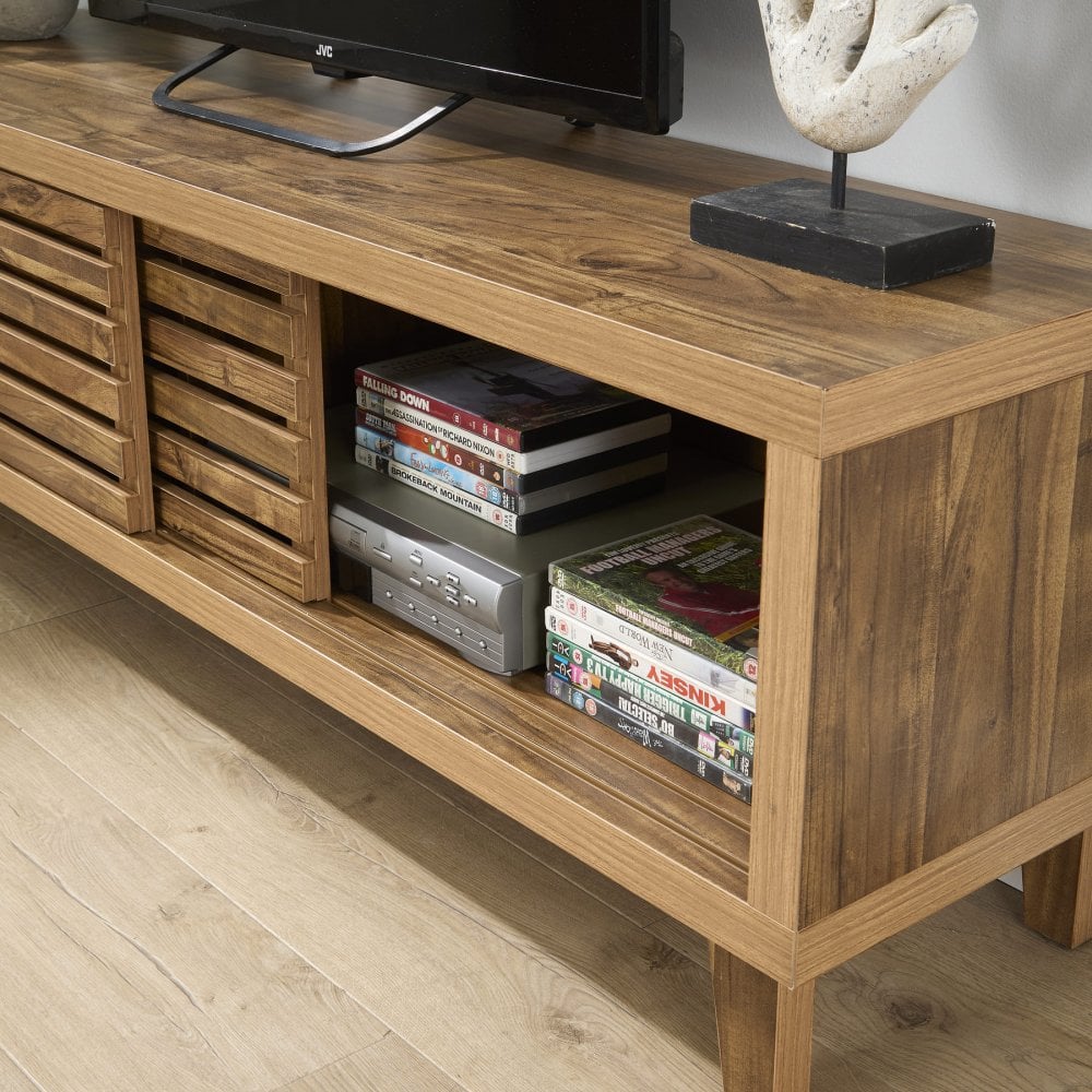 Luna Sliding 2 Door TV Stand
