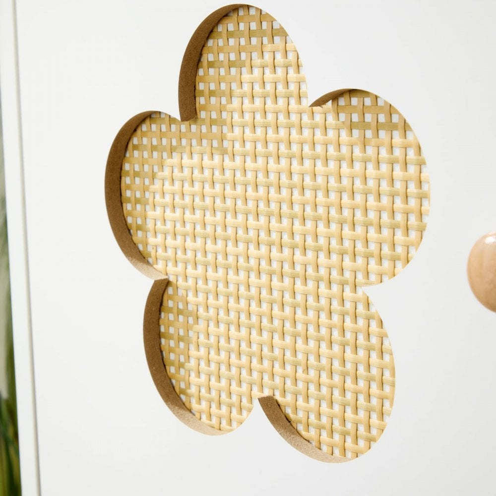 Daisy Cutout Cube Storage 2x3