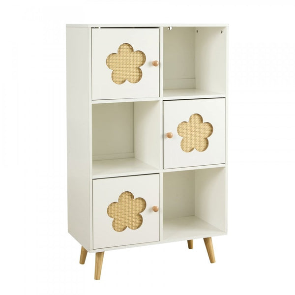 Daisy Cutout Cube Storage 2x3