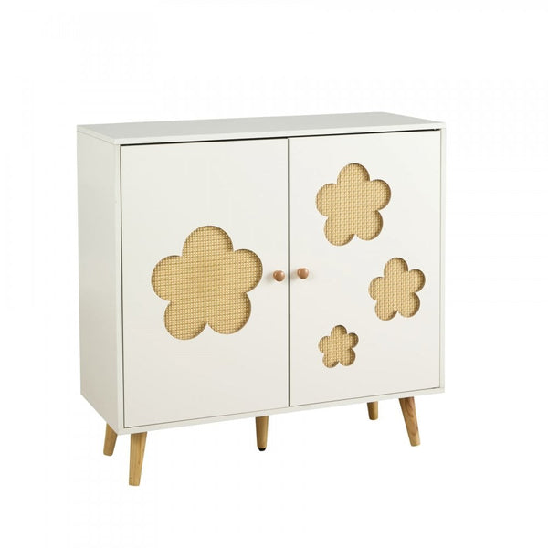 Daisy Cutout 2 Door Storage Cabinet