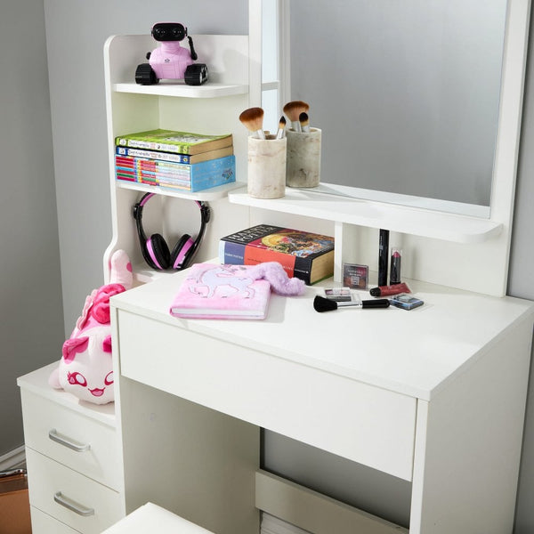 Arlo White Dressing Table Set