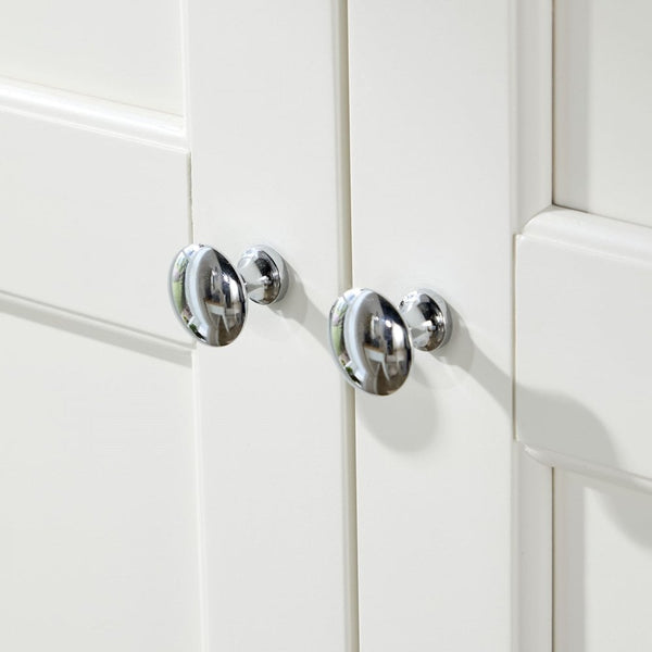 Easton White 2 Door Wardrobe with Storage Drawer