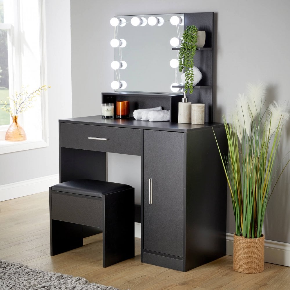 Sophia Dressing Table with Padded Stool