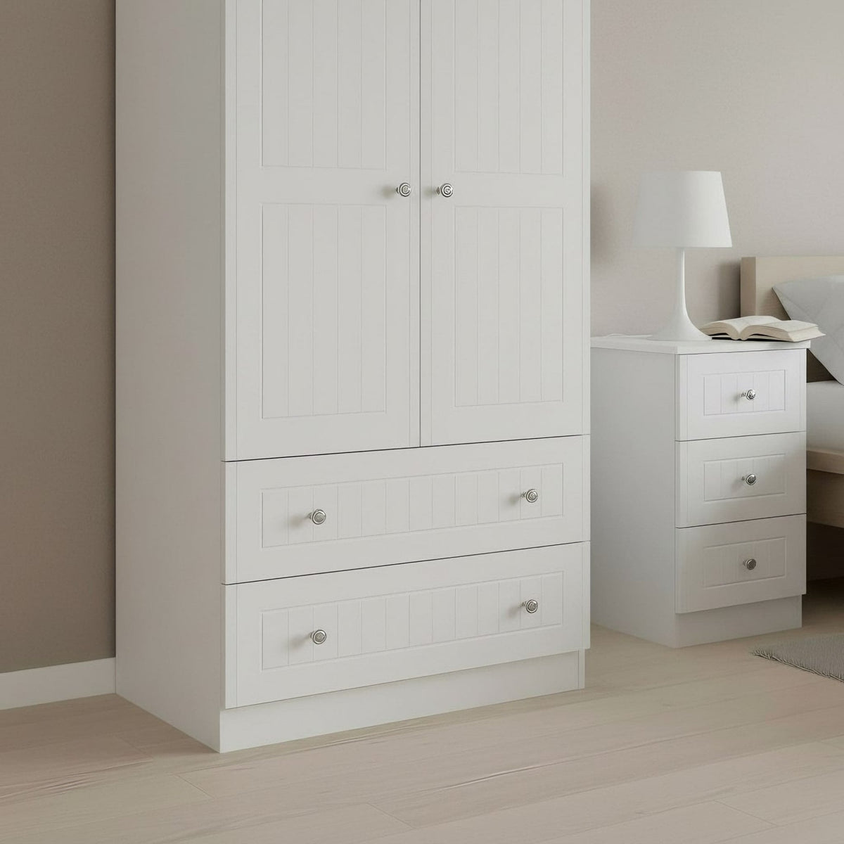 Mila 2 Door 2 Drawer Wardrobe