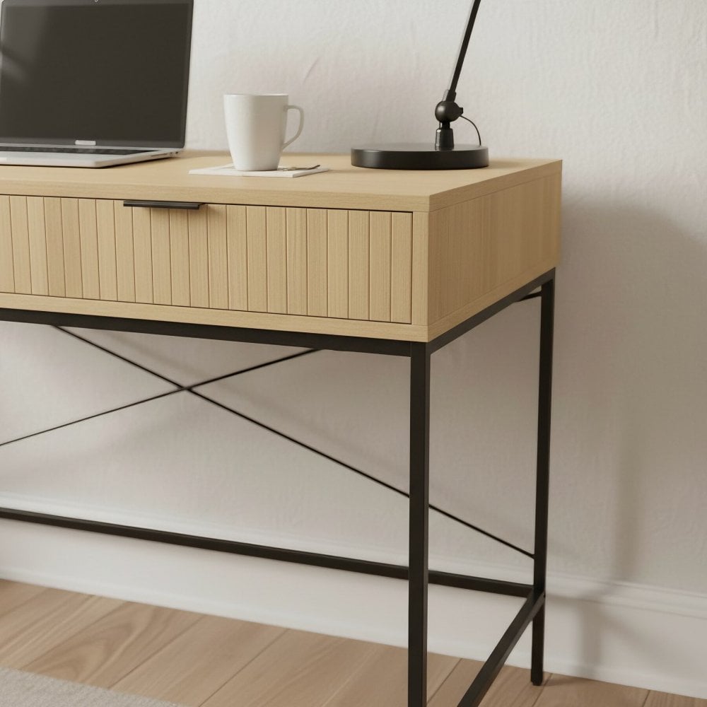 Wisbech Industrial 2 Drawer Study Desk