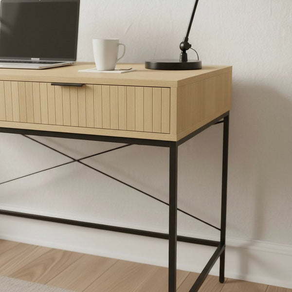 Wisbech Industrial 2 Drawer Study Desk