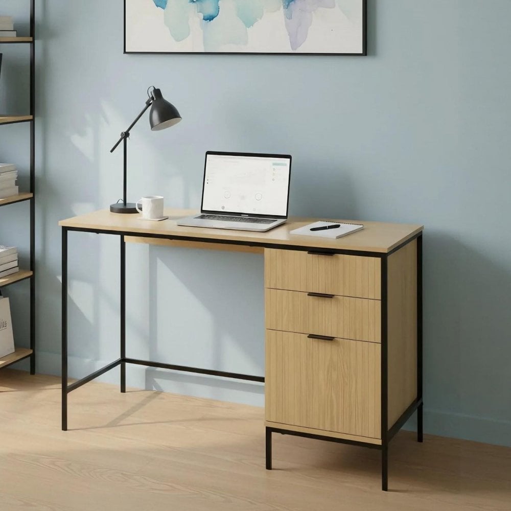 Wisbech Industrial 3 Drawer Desk