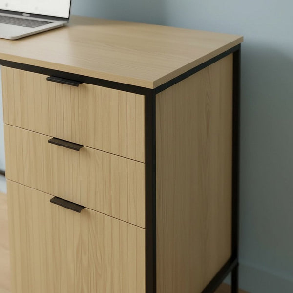 Wisbech Industrial 3 Drawer Desk