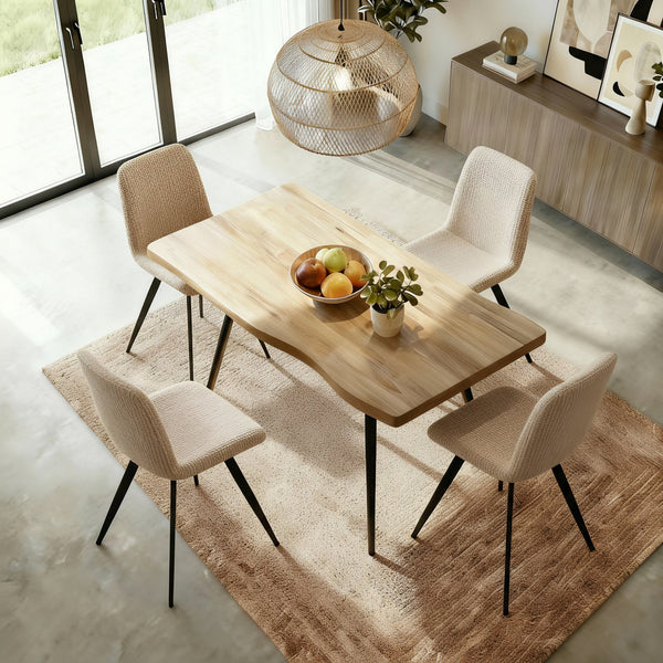 Avara Dining Table and Ashford Chair Set