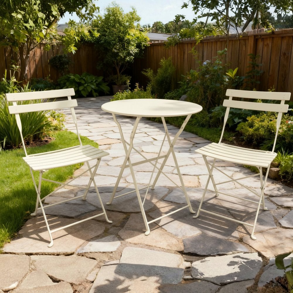 Clifton 3 Piece Pastel Folding Bistro Set