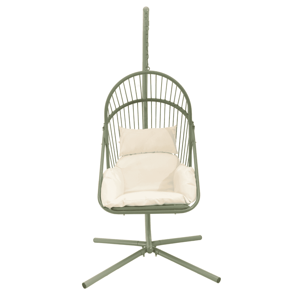 Capri Sage Green Hanging Egg Chair