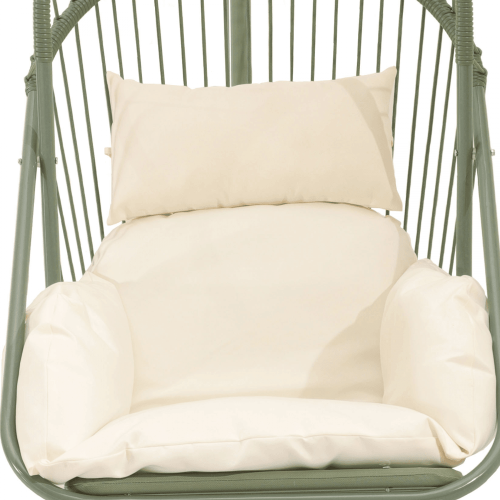 Capri Sage Green Hanging Egg Chair