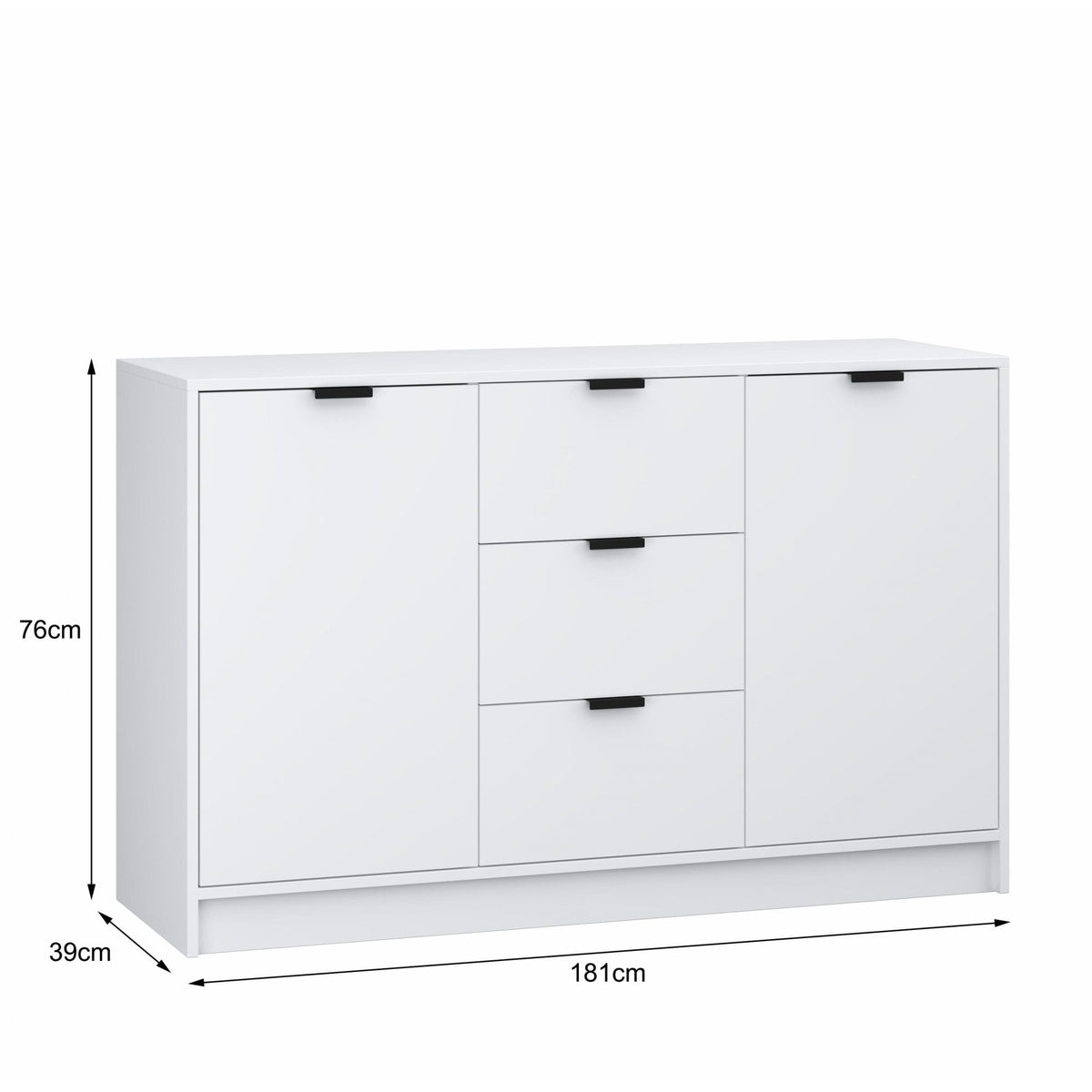 Phoenix Large Sideboard with Drawers & Doors