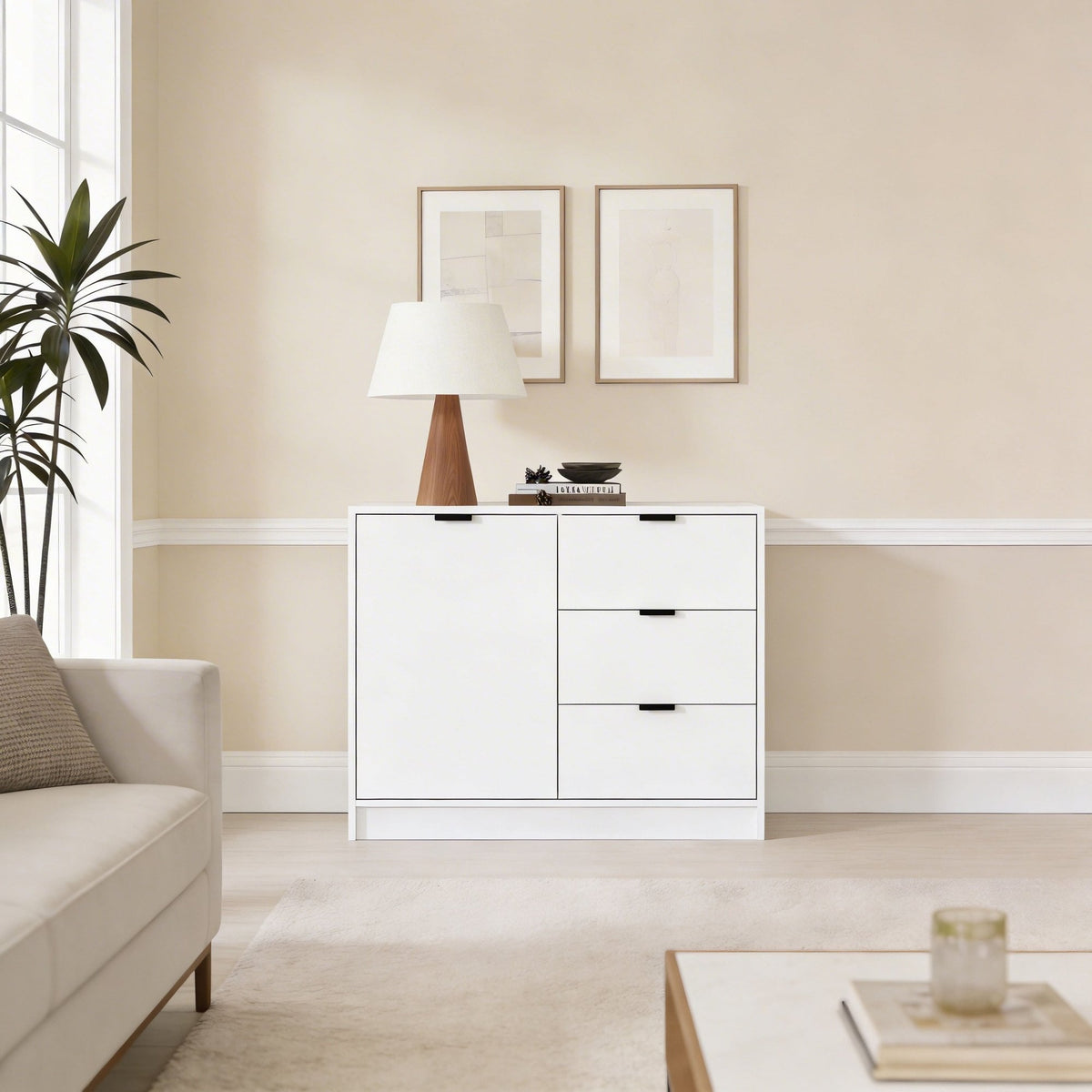 Phoenix Small Sideboard White