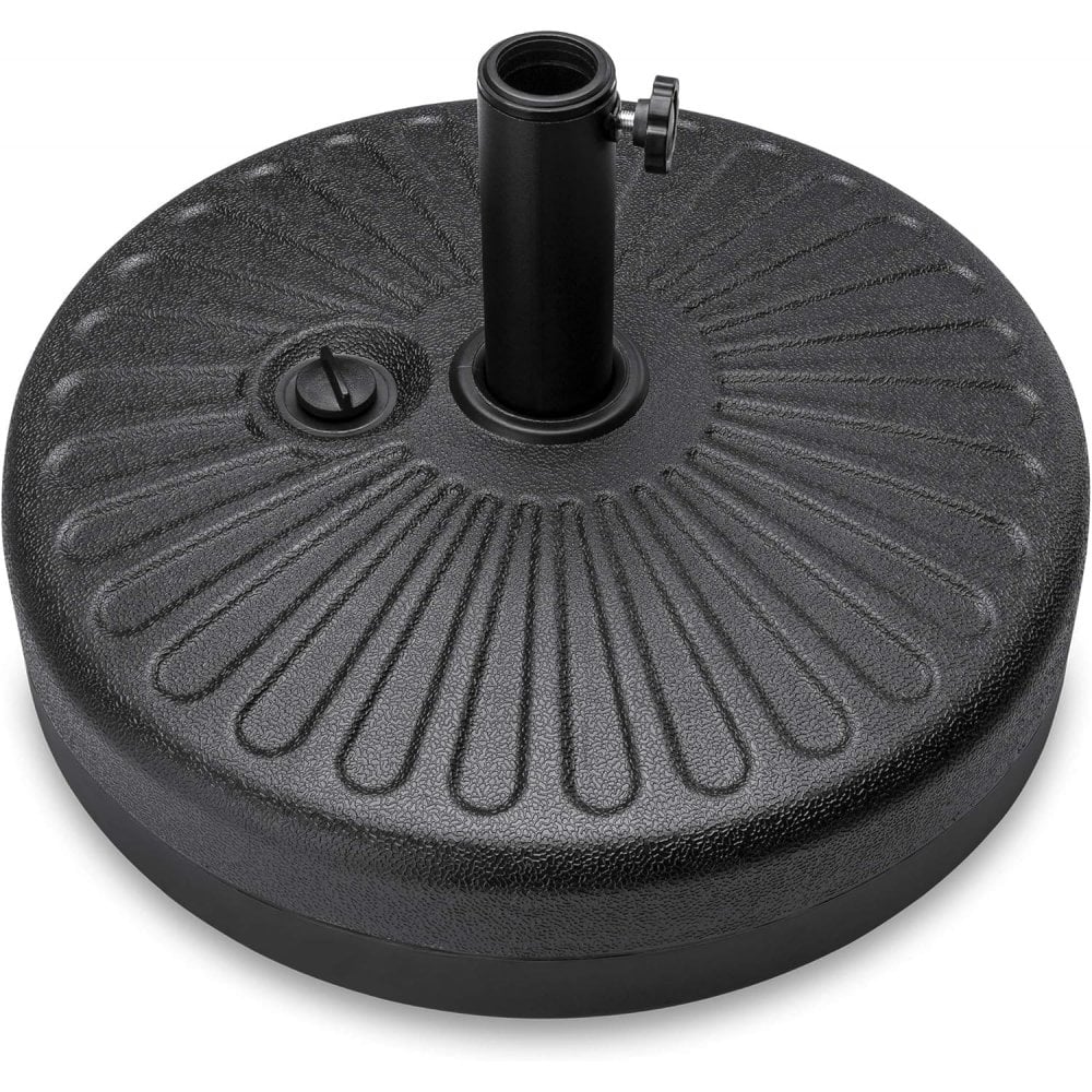 Basque Black Plastic Parasol Base