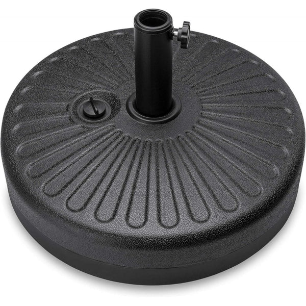 Basque Black Plastic Parasol Base