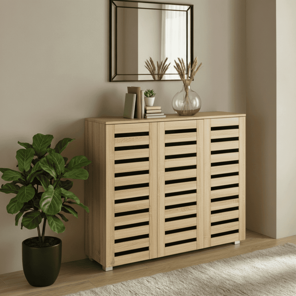 Oslo 3 Door Shoe Storage Cabinet