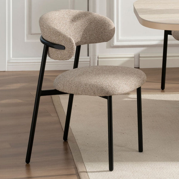 Velora Pair of Beige Dining Chairs