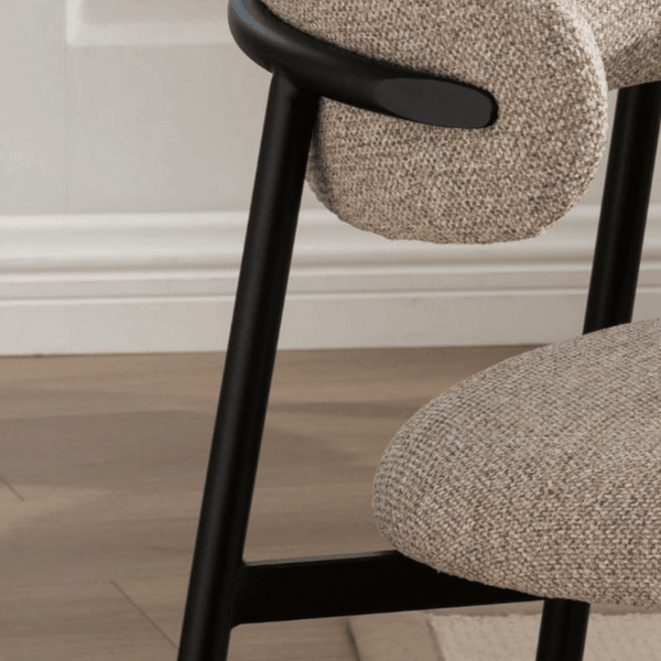 Velora Pair of Beige Dining Chairs