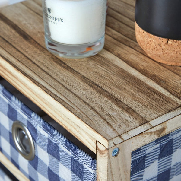 Weybourne Fabric 4 Drawer Storage