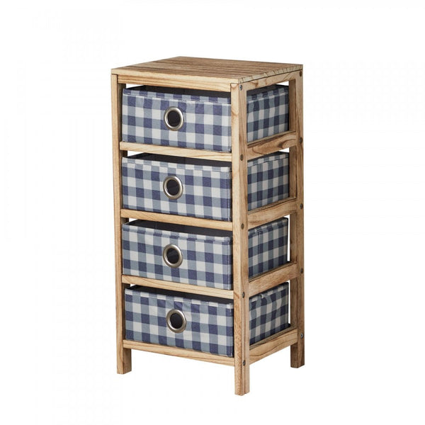 Weybourne Fabric 4 Drawer Storage