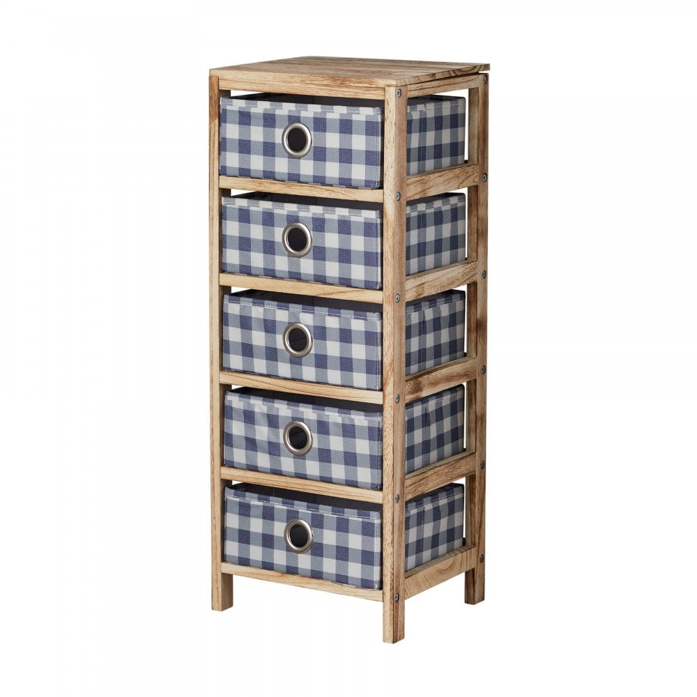 Weybourne Fabric 5 Drawer Storage