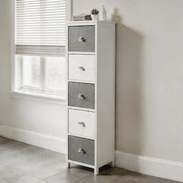 Crystal 5 Drawer Wooden Drawers