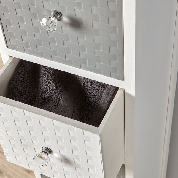 Crystal 5 Drawer Wooden Drawers