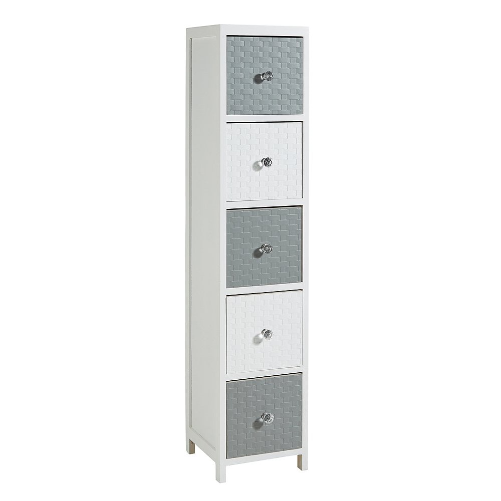 Crystal 5 Drawer Wooden Drawers