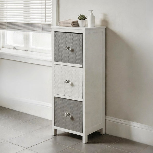 Crystal 3 Drawer Storage