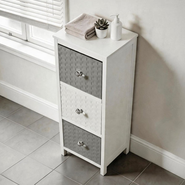 Crystal 3 Drawer Storage