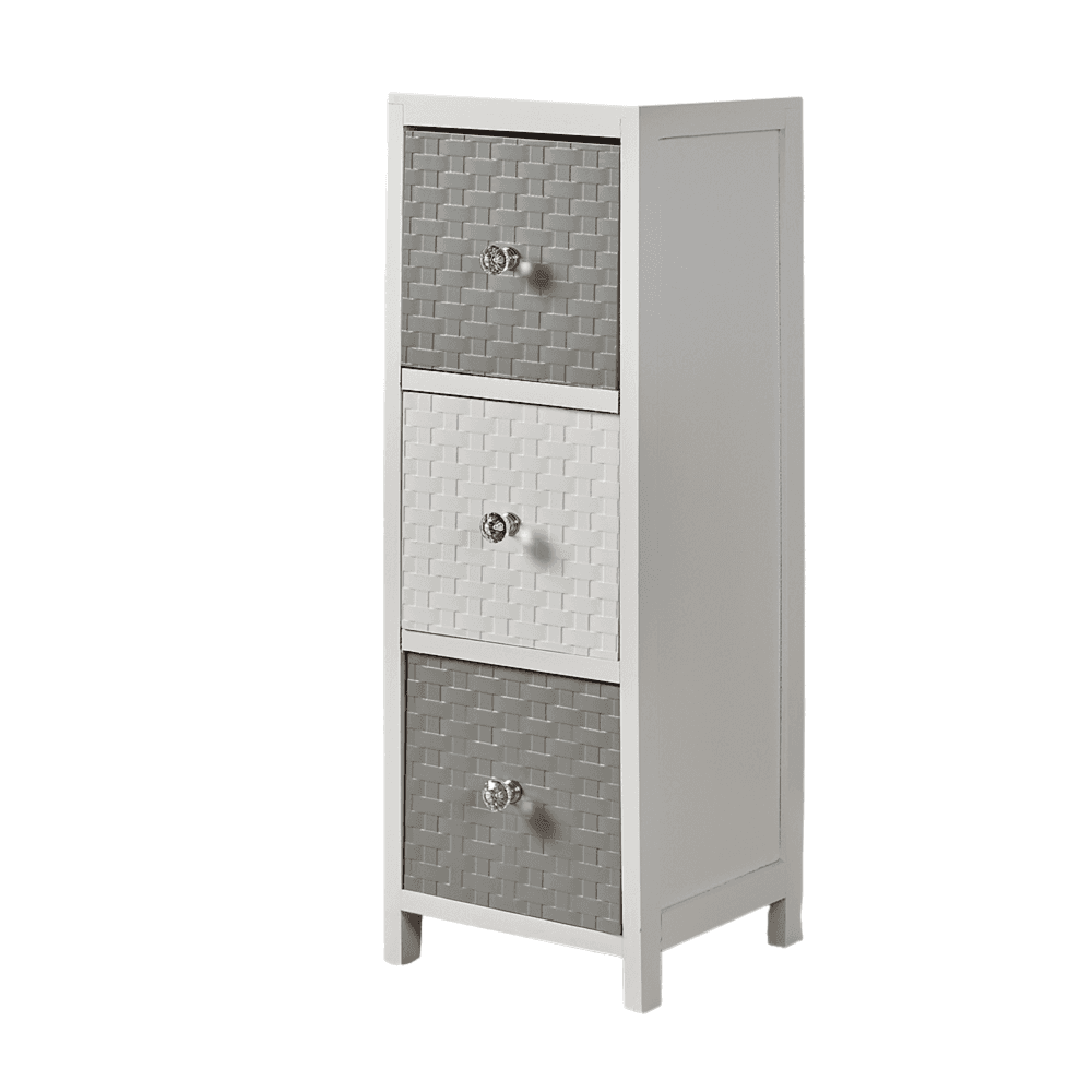 Crystal 3 Drawer Storage