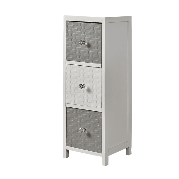 Crystal 3 Drawer Storage