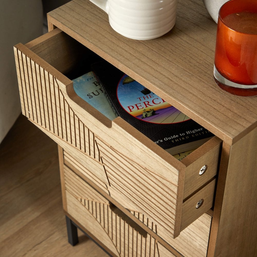 Reedham 3 Drawer Bedside