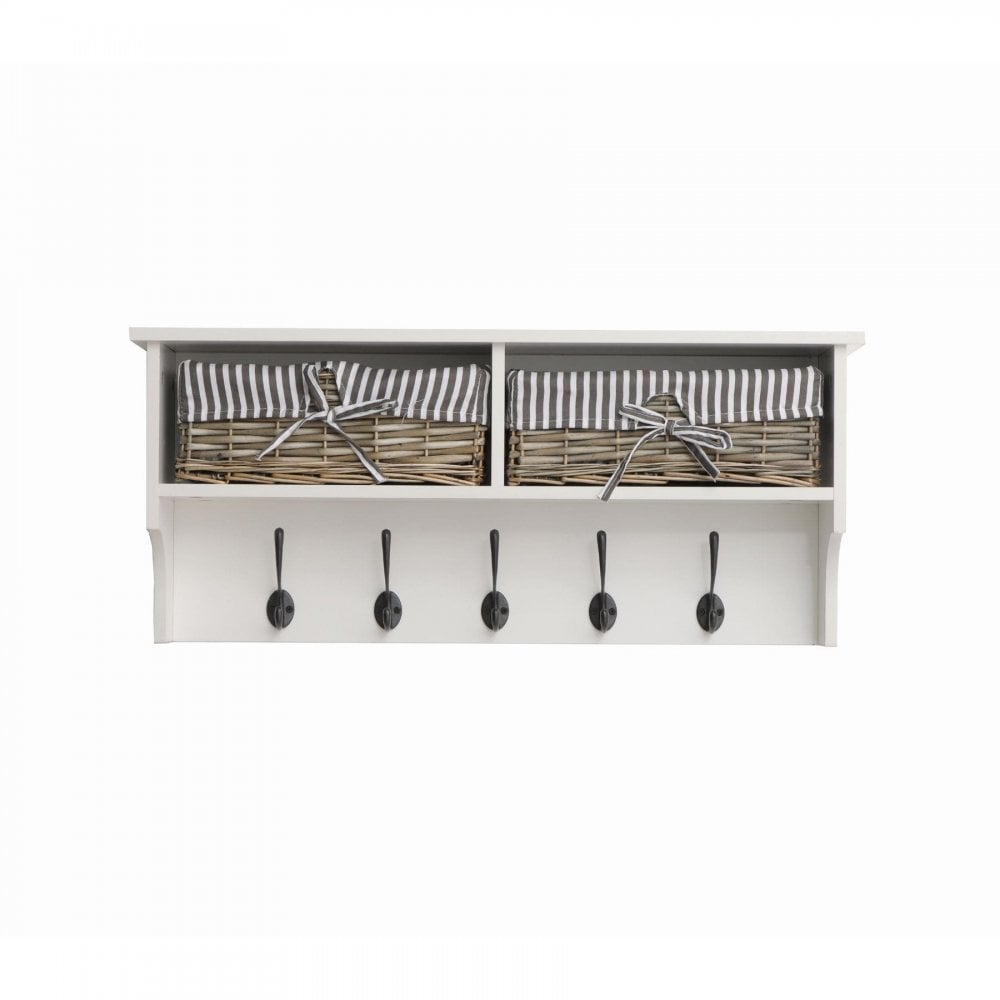 Radcliffe White Wall Mounted Storage Unit