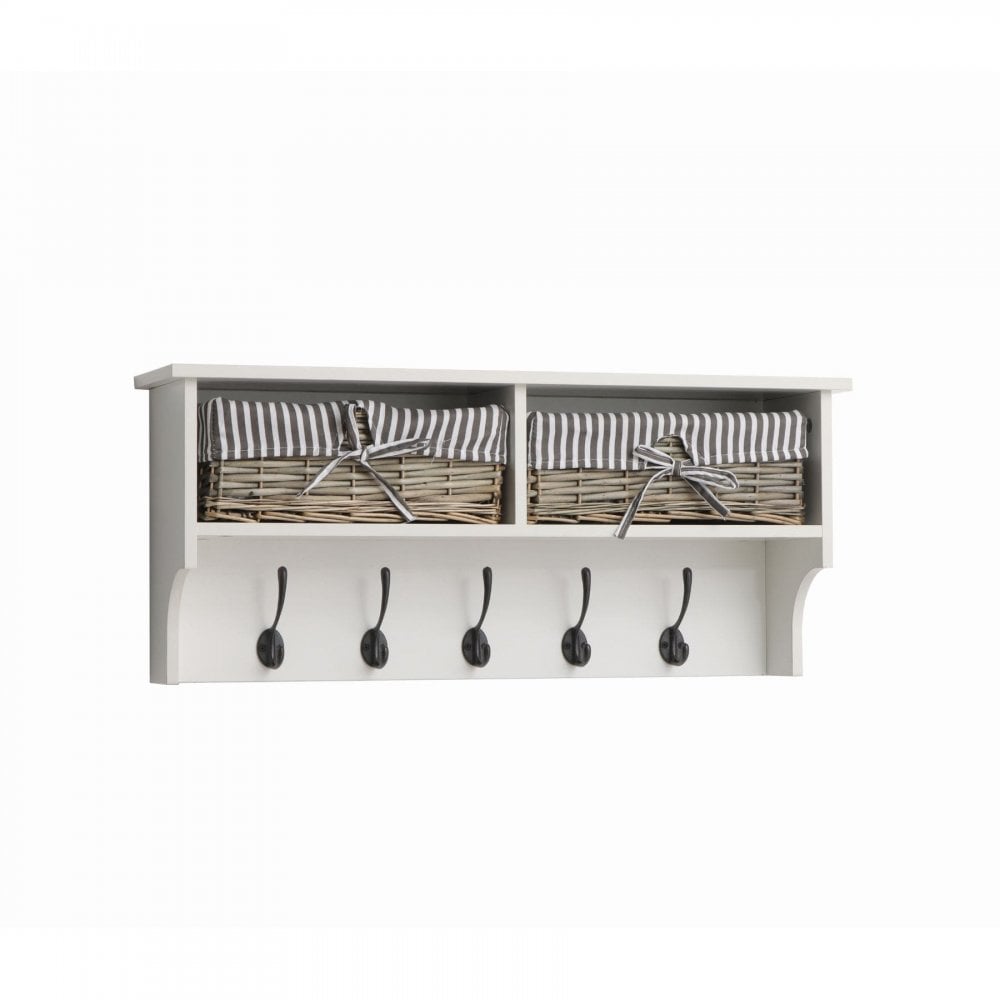 Radcliffe White Wall Mounted Storage Unit