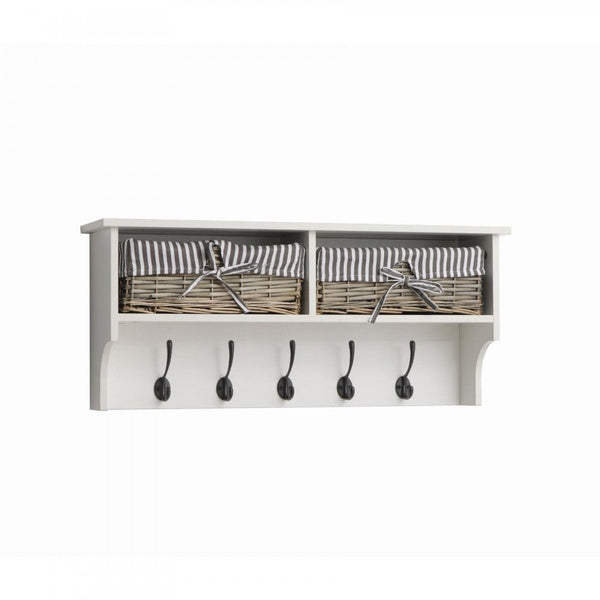 Radcliffe White Wall Mounted Storage Unit